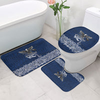 American Samoa Eagle Bathroom Set Sea Turtle Traditional Polynesian Tribal Tattoo