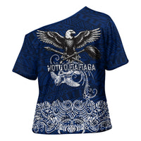 American Samoa Eagle Cross Shoulder Shirt Sea Turtle Traditional Polynesian Tribal Tattoo