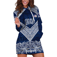 American Samoa Eagle Hoodie Dress Sea Turtle Traditional Polynesian Tribal Tattoo