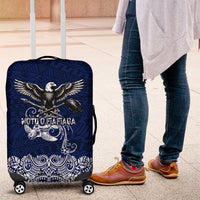 American Samoa Eagle Luggage Cover Sea Turtle Traditional Polynesian Tribal Tattoo