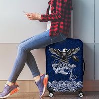 American Samoa Eagle Luggage Cover Sea Turtle Traditional Polynesian Tribal Tattoo