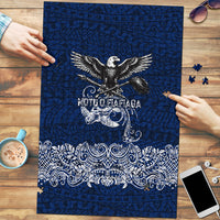 American Samoa Eagle Puzzle Sea Turtle Traditional Polynesian Tribal Tattoo
