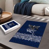 American Samoa Eagle Puzzle Sea Turtle Traditional Polynesian Tribal Tattoo