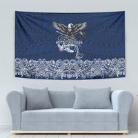 American Samoa Eagle Tapestry Sea Turtle Traditional Polynesian Tribal Tattoo