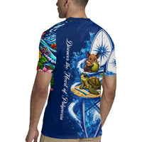 American Samoa Pago Pago Rugby Jersey Sea Turtle And Fruit Bat - Tropical Hibiscus Flowers Polynesian