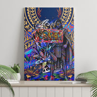 American Samoa Warrior Canvas Wall Art Polynesian Fruit Bat Talofa Urban Graffiti Street Art