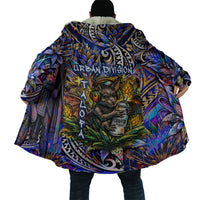 American Samoa Warrior Cloak Polynesian Fruit Bat Talofa Urban Graffiti Street Art