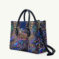 American Samoa Warrior Leather Bag Polynesian Fruit Bat Talofa Urban Graffiti Street Art