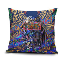 American Samoa Warrior Pillow Cover Polynesian Fruit Bat Talofa Urban Graffiti Street Art