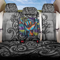 Chur Bro Shaka Sign Back Car Seat Cover New Zealand Koru Colorful Graffiti Splash
