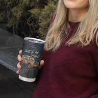 New Zealand She’ll Be Right Tumbler Cup NZ Slang No. 8 Wire Map Pattern TS04 - Polynesian Pride
