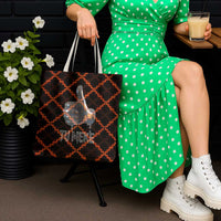 Tu Meke Maori New Zealand Slang Tote Bag with Glow Neon Step Style