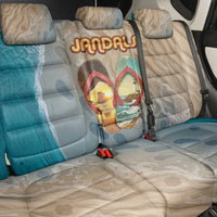 Kiwi Jandal Beach Life Back Car Seat Cover New Zealand Flip Flops Ocean Wave Surf Style