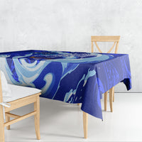 Chuuk Micronesian Roots Tablecloth Polynesian Tribal Pattern Hibiscus Flower And Stingray Art