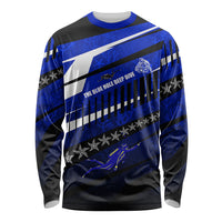 Kosrae Deep Sea Scuba Diving Long Sleeve Shirt Blue Hole Beneath The Surface Coral Reef Graphic Art