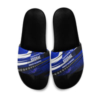 Kosrae Deep Sea Scuba Diving Slide Sandals Blue Hole Beneath The Surface Coral Reef Graphic Art