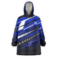 Kosrae Deep Sea Scuba Diving Wearable Blanket Hoodie Blue Hole Beneath The Surface Coral Reef Graphic Art