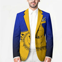 Kosrae Fafa Culinary Heritage Blazer Kosraean Gold Taro Tradition Illustration With Coconut Leaves
