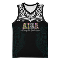 AIGA Always In Gods Arms Samoa Basketball Jersey Polynesian Tribal Tattoo Art Family Heritage Faith