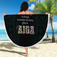 AIGA Always In Gods Arms Samoa Beach Blanket Polynesian Tribal Tattoo Art Family Heritage Faith