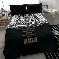 AIGA Always In Gods Arms Samoa Bedding Set Polynesian Tribal Tattoo Art Family Heritage Faith