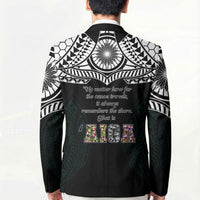 AIGA Always In Gods Arms Samoa Blazer Polynesian Tribal Tattoo Art Family Heritage Faith