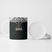 AIGA Always In Gods Arms Samoa Ceramic Mug Polynesian Tribal Tattoo Art Family Heritage Faith