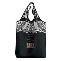 AIGA Always In Gods Arms Samoa Grocery Bag Polynesian Tribal Tattoo Art Family Heritage Faith