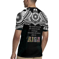 AIGA Always In Gods Arms Samoa Rugby Jersey Polynesian Tribal Tattoo Art Family Heritage Faith