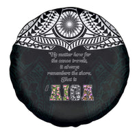 AIGA Always In Gods Arms Samoa Spare Tire Cover Polynesian Tribal Tattoo Art Family Heritage Faith