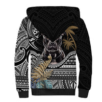 Polynesian Pitbull Sherpa Hoodie Polynesian Pattern And Pitbull TS04 - Polynesian Pride