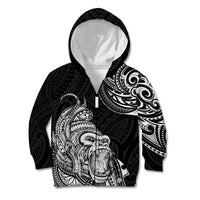 Hawaii Polynesian Kid Hoodie Gorila Tatoo Polynesian Style TS04 - Polynesian Pride