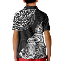 Hawaii Polynesian Kid Polo Shirt Gorila Tatoo Polynesian Style TS04 - Polynesian Pride