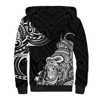 Hawaii Polynesian Sherpa Hoodie Gorila Tatoo Polynesian Style TS04 - Polynesian Pride