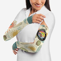 NZ Slang Sweet As Kiwi Shaka Sign Arm Sleeves New Zealand Surfboards Sun and Tropical Beach Retro