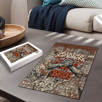 Choice Bro Graffiti Handshake Puzzle New Zealand Slang Fern Brick Wall and Urban Street Art
