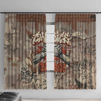 Choice Bro Graffiti Handshake Window Curtain New Zealand Slang Fern Brick Wall and Urban Street Art
