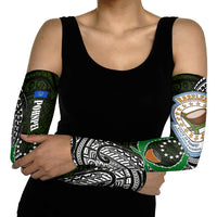 Pohnpei Federated States Of Micronesia Arm Sleeves Polynesian Tribal Heritage Art With Kaselehlie State Seal