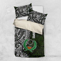 Pohnpei Federated States Of Micronesia Bedding Set Polynesian Tribal Heritage Art With Kaselehlie State Seal