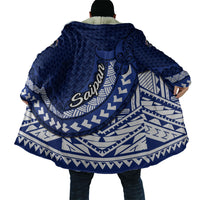 Northern Mariana Islands Saipan Cloak Polynesian Tribal Pattern - Commonwealth Seal Art