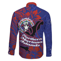 Saipan Northern Mariana Islands Family Matching Puletasi and Hawaiian Shirt Polynesian Tribal Tattoo Art With Hibiscus Flowers And Seal