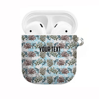 Personalized Masefau American Samoa AirPods Case Vintage Whale Hibiscus Ocean Waves