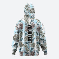 Personalized Masefau American Samoa Hoodie Vintage Whale Hibiscus Ocean Waves