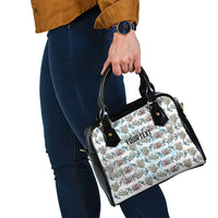 Personalized Masefau American Samoa Shoulder Handbag Vintage Whale Hibiscus Ocean Waves