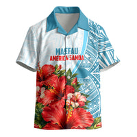 Personalized American Samoa Masefau Kid Hawaiian Shirt Hibiscus Tropical Floral Whale Polynesian Tribal Pattern