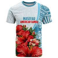 Personalized American Samoa Masefau T Shirt Hibiscus Tropical Floral Whale Polynesian Tribal Pattern