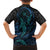 Polynesian Whale Family Matching Puletasi Dress and Hawaiian Shirt TS04 - Polynesian Pride