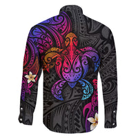 Turtle and Plumeria - Polynesian Family Matching Puletasi Dress and Hawaiian Shirt TS04 - Polynesian Pride