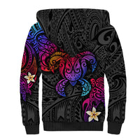 Turtle and Plumeria - Polynesian Sherpa Hoodie TS04 - Polynesian Pride