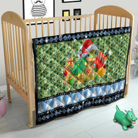 Micronesia Christmas Quilt with Santa Turtle Coral Reef and Holiday Ocean Pattern - Polynesian Pride
